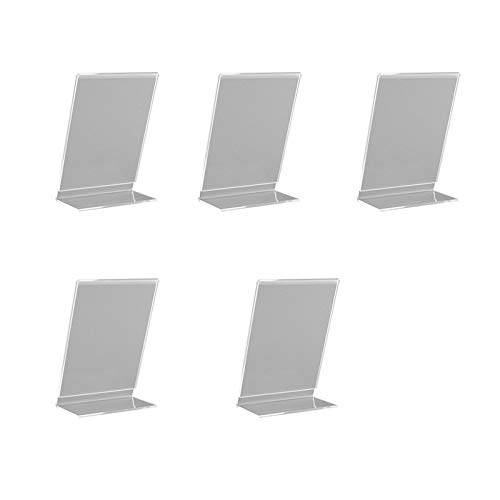 pQirnvIL 5 StüCke BüRo Acryl Display BroschüRe StäNder ZäHler Kunststoff Message Board Menü College Halter für GeschäFt Poster von pQirnvIL