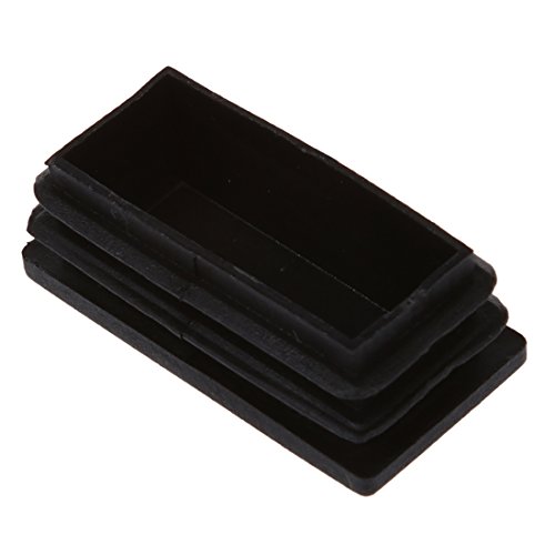 pQirnvIL R 10 Stueck 25 x 50 mm Kunststoff Blindkappe rechteckige Gummimanschette - Schwarz pQirnvIL R 10 Stueck 25 x 50 mm Kunststoff Blindkappe rechteckige Gummimanschette - Schwarz von pQirnvIL
