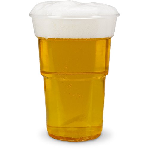 pack2go 800 Plastikbecher, transparent klar, PP, Einweg-Bierbecher mit Schaumrand - 0,5l, Ø95mm pack2go 800 Plastikbecher, transparent klar, PP, Einweg-Bierbecher mit Schaumrand - 0,5l, Ø95mm von pack2go