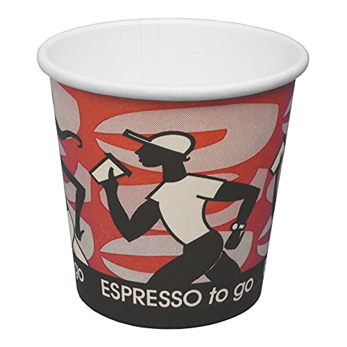 pack2go Espressobecher, Coffee to go Becher, Kaffeebecher Pappe, to Go Pappbecher Coffee Grabbers - 4oz/100ml pack2go Espressobecher, Coffee to go Becher, Kaffeebecher Pappe, to Go Pappbecher Coffee Grabbers - 4oz/100ml von pack2go