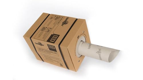 packster 4x SpeedMan BOX® 39cm 12kg 70g/qm 450lfm Braun Endlos Packpapier, Polstermaterial aus 100% Recyclingpapier. Praktischer Stopfpapier Polsterpapier Schrenzpapier Spender von packster
