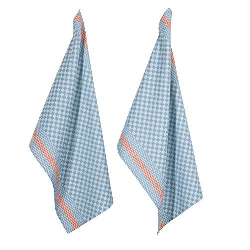 Pad Concept Geschirrtuch "Pit Reloaded" Aqua 2-er Set Grubentuch Geschirrhandtuch von pad concept