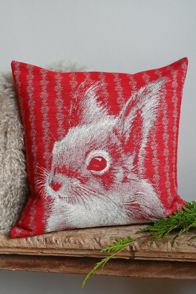 pad home design concept gmbh Kissenhüllen Kissenhülle - EICHHÖRNCHEN - grey, oliv, red pad home design concept gmbh Kissenhüllen Kissenhülle - EICHHÖRNCHEN - grey, oliv, red von pad home design concept gmbh