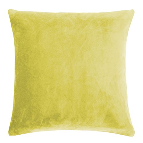 Pad - Kissenhülle - Kissenbezug - Smooth - Samt - Mustard/gelb - 40 x 40 cm von pad home design