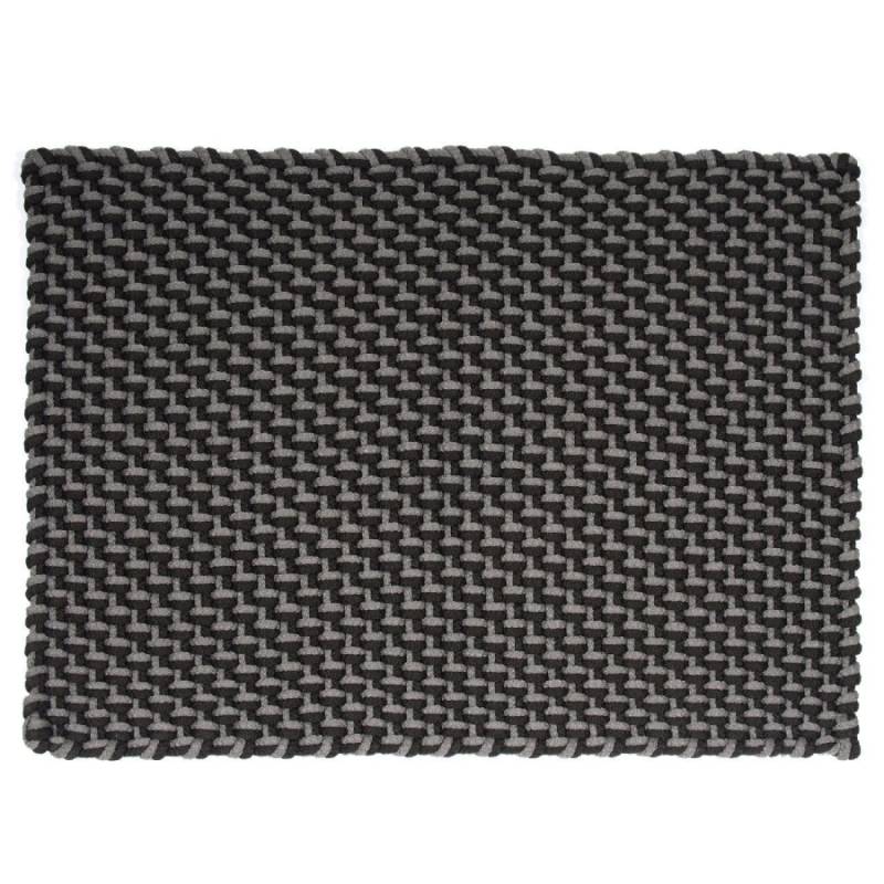 PAD POOL DUO COLOR Fussmatte in/outdoor - stone-black - 72x92 cm von pad