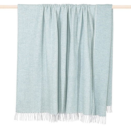 Pad - Decke - Kuscheldecke - Wohndecke - CLASSIC - aqua / hellblau - 150 x 200 cm von pad