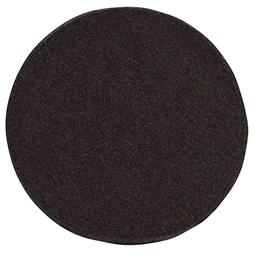 pad - Sitzkissen - Stuhlauflage - Dorothy - Farbe: Anthrazit - Wollmix - Maße (ØxH): 40 x 2 cm von pad