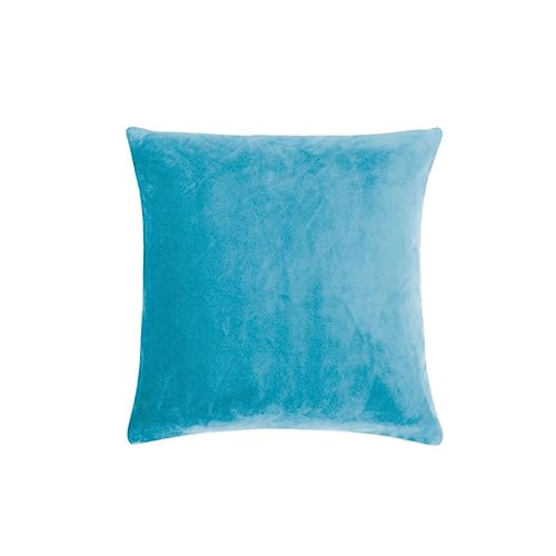 PAD - Kissenhülle, Kissenbezug - Samt - Smooth - 100% Polyester - Farbe: Sky Blue - 40 x 40 cm von PAD