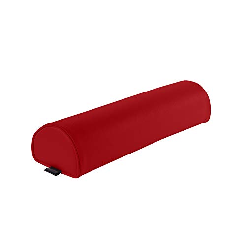 Pader Medi Tech Dreiviertelrolle I Knierolle aus Polyetherschaumstoff I Lagerungsrolle mit Kunstlederbezug und Kedernähten I 60 x 15 x 11 cm I in 20 Farben verfügbar (Bordeaux) von pader medi.tech