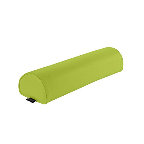Pader Medi Tech Dreiviertelrolle I Knierolle aus Polyetherschaumstoff I Lagerungsrolle mit Kunstlederbezug und Kedernähten I 60 x 15 x 11 cm I in 20 Farben verfügbar (Grasgrün) von pader medi.tech