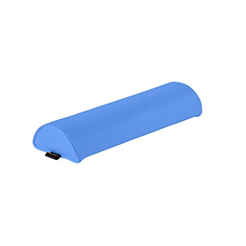 Pader Medi Tech Halbrolle I Knierolle aus Polyetherschaumstoff I Lagerungsrolle mit Kunstlederbezug und Kedernähten I 50 x 15 x 7,5 cm I in 20 Farben verfügbar (Eisblau) von pader medi.tech