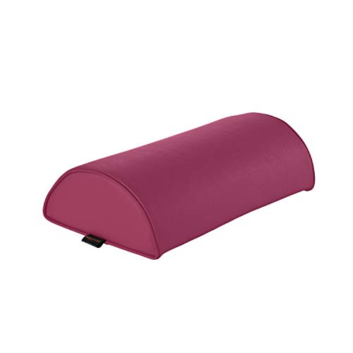 Pader Medi Tech Halbrolle I Knierolle aus Polyetherschaumstoff I Lagerungsrolle mit Kunstlederbezug und Kedernähten I 50 x 25 x 12,5 cm I in 20 Farben verfügbar (Beere) von pader medi.tech