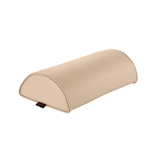 Pader Medi Tech Halbrolle I Knierolle aus Polyetherschaumstoff I Lagerungsrolle mit Kunstlederbezug und Kedernähten I 50 x 25 x 12,5 cm I in 20 Farben verfügbar (Elfenbein) von pader medi.tech