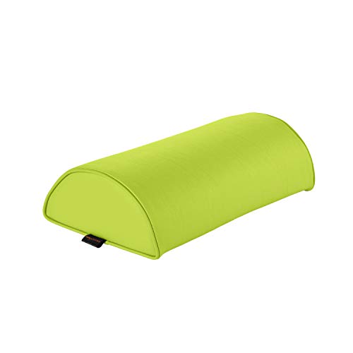 Pader Medi Tech Halbrolle I Knierolle aus Polyetherschaumstoff I Lagerungsrolle mit Kunstlederbezug und Kedernähten I 50 x 25 x 12,5 cm I in 20 Farben verfügbar (Grasgrün) von pader medi.tech