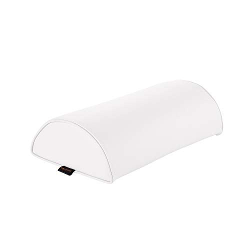 Pader Medi Tech Halbrolle I Knierolle aus Polyetherschaumstoff I Lagerungsrolle mit Kunstlederbezug und Kedernähten I 50 x 25 x 12,5 cm I in 20 Farben verfügbar (Weiß) von pader medi.tech