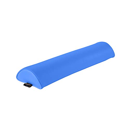 Pader Medi Tech Halbrolle I Knierolle aus Polyetherschaumstoff I Lagerungsrolle mit Kunstlederbezug und Kedernähten I 60 x 15 x 7,5 cm I in 20 Farben verfügbar (Eisblau) von pader medi.tech