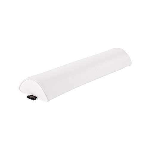 Pader Medi Tech Halbrolle I Knierolle aus Polyetherschaumstoff I Lagerungsrolle mit Kunstlederbezug und Kedernähten I 60 x 15 x 7,5 cm I in 20 Farben verfügbar (Weiß) von pader medi.tech
