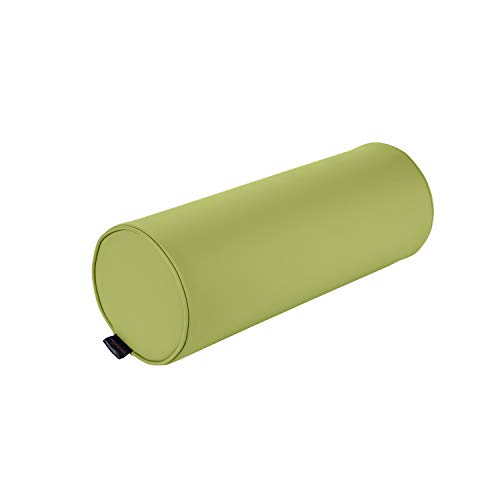 Pader Medi Tech Nacken- und Knierolle aus Polyetherschaumstoff I Lagerungsrolle mit Kunstlederbezug und Kedernähten I 50 x 18 cm I in 20 Farben verfügbar (Lindgrün) von pader medi.tech