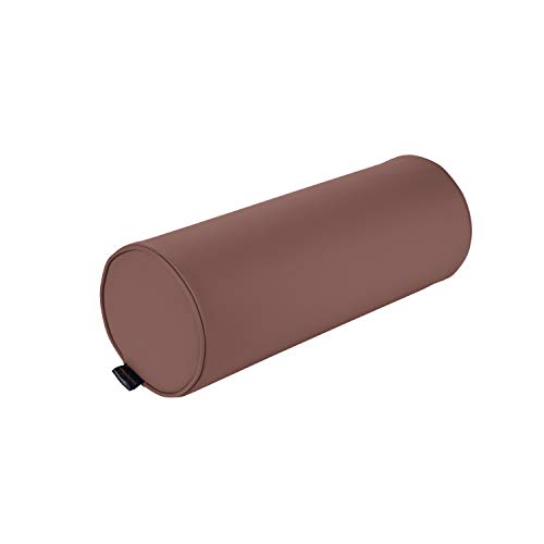 Pader Medi Tech Nacken- und Knierolle aus Polyetherschaumstoff I Lagerungsrolle mit Kunstlederbezug und Kedernähten I 50 x 18 cm I in 20 Farben verfügbar (Mocca) von pader medi.tech