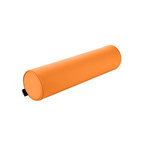 Pader Medi Tech Nacken- und Knierolle aus Polyetherschaumstoff I Lagerungsrolle mit Kunstlederbezug und Kedernähten I 60 x 15 cm I in 20 Farben verfügbar (Apricot) von pader medi.tech
