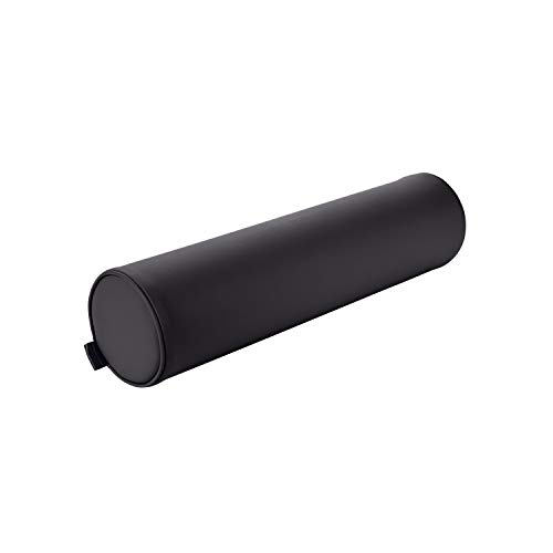 Pader Medi Tech Nacken- und Knierolle aus Polyetherschaumstoff I Lagerungsrolle mit Kunstlederbezug und Kedernähten I 60 x 15 cm I in 20 Farben verfügbar (Schwarz) von pader medi.tech