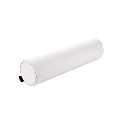 Pader Medi Tech Nacken- und Knierolle aus Polyetherschaumstoff I Lagerungsrolle mit Kunstlederbezug und Kedernähten I 60 x 15 cm I in 20 Farben verfügbar (Weiß) von pader medi.tech