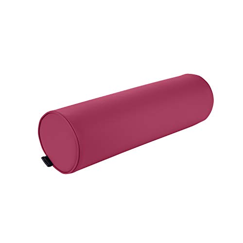 Pader Medi Tech Nacken- und Knierolle aus Polyetherschaumstoff I Lagerungsrolle mit Kunstlederbezug und Kedernähten I 60 x 18 cm I in 20 Farben verfügbar (Beere) von pader medi.tech