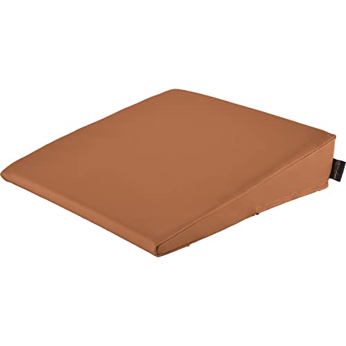 pader medi.tech Keilkissen 40x40x10/2 cm - Orthopädischer Lagerungskeil mit hochwertigem Kunstlederbezug I Nougat von pader medi.tech