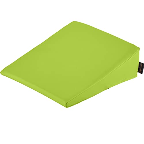 pader medi.tech Keilkissen 40x40x20/2 cm - Orthopädischer Lagerungskeil mit hochwertigem Kunstlederbezug I 16 Grasgrün von pader medi.tech