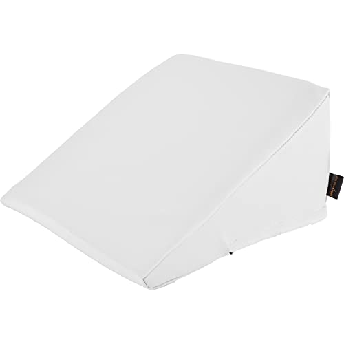 pader medi.tech Keilkissen 50x50x30/2 cm - Orthopädischer Lagerungskeil mit hochwertigem Kunstlederbezug I 01 Weiß von pader medi.tech