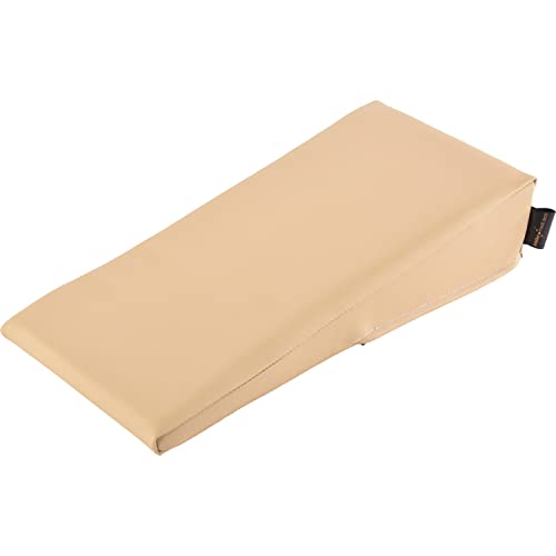 pader medi.tech Lagerungskeil für die Hand und Arm 40x20x10/2 cm - Orthopädisches Keilkissen mit hochwertigem Kunstlederbezug I Elfenbein von pader medi.tech