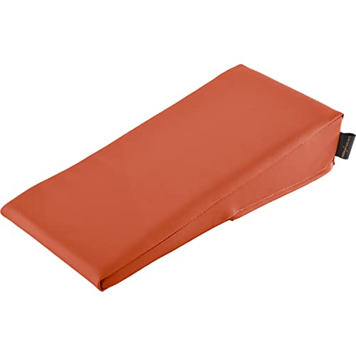 pader medi.tech Lagerungskeil für die Hand und Arm 40x20x10/2 cm - Orthopädisches Keilkissen mit hochwertigem Kunstlederbezug I Karneol von pader medi.tech