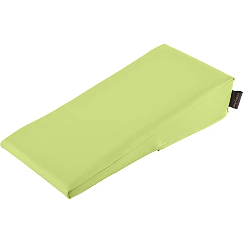 pader medi.tech Lagerungskeil für die Hand und Arm 40x20x10/2 cm - Orthopädisches Keilkissen mit hochwertigem Kunstlederbezug I Lindgrün von pader medi.tech