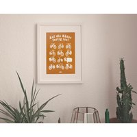 Auf Die Räder Fertig Los - Poster Art Print A4 Curry von paefjes