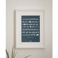Radfahren Ist Schön - Poster Art Print A4 von paefjes