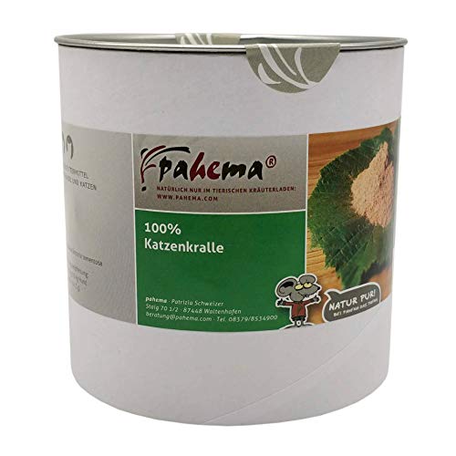 pahema Katzenkralle gemahlen - für Hunde und Katzen - 100% Natur (100 g) von pahema