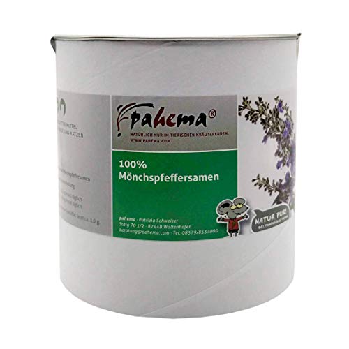 pahema Mönchspfeffer Samen gemahlen - für Hunde & Katzen - 100% Natur (300 g) von pahema