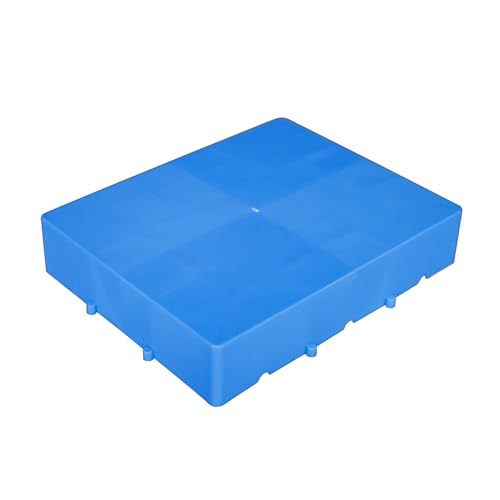 1 Kunststoffpalette, Wasserdichte Lager Unterlage Nestbare Kunststoff Palette aus HDPE, Verschleißfest Leichtpalette für Kellerböden, Supermarktlager(50x40x10cm/20x16x4inch) von paiye