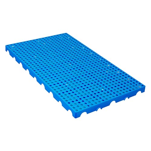 Blaue Kunststoffpaletten, Ineinandergreifende Kunststoffpalette, Waterproof Floor Pallet, Feuchtigkeitsbeständiger Boden für Supermärkte und Garagen(50mm) von paiye