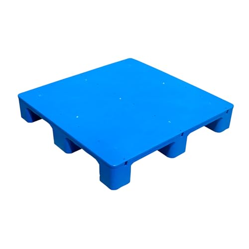 Blaue Kunststoffpaletten für Kellerlagerung. Robuste Kunststoffpalette für Lager, Industrie, Umzüge und Verpackungen. Traglasten Bis zu 600–1000 kg(80x80x13cm/31x31x5in) von paiye
