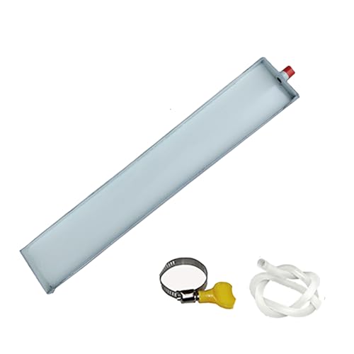 Kondensatwanne, Tragbare Auffangwanne mit Ablauf, Ablaufrohr, Ablaufwanne für Universelle Split-Klimaanlagen mit Wärmepumpe(1210x120x30mm(48x5x1.2in)) von paiye