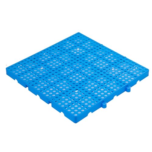 Kunststoffpalette Kunststoffpaletten, Atmungsaktive Gitterboden-Belüftungspalette, Leichtes, Stapelbares HDPE-Bodenregal für Garage, Supermarkt, Keller(40x40cm/16x16inch) von paiye