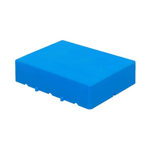 Kunststoffpaletten, Kleine Nestbare Kunststoffpalette Feuchtigkeitsbeständige, Stapelbare, Modulare, Leichtpalette für Küche, Supermarkt, Restaurant, Lager, Keller(Blue,40x30x10cm/16x12x4in) von paiye