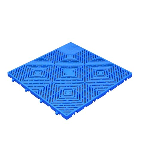 Kunststoffpaletten für Kellerlagerung, Atmungsaktive Gitterboden-Belüftungspalette, Leichtpalette, Stapelbare Bodenpaletten, für Garagen, Supermärkte und Keller(60x60x3cm/24x24x1.2in) von paiye