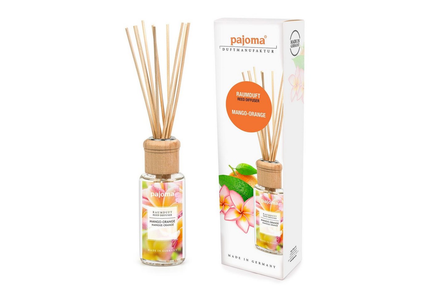 pajoma® Raumduft Mango-Orange, 100 ml, Lufterfrischer in Geschenkverpackung von pajoma®