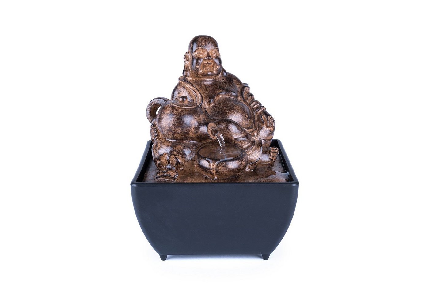 pajoma® Zimmerbrunnen Buddha aus Polyresin, Höhe 17,5 cm von pajoma®