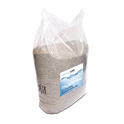 Pajoma Quarzsand für Sandfilteranlage, 1er Pack (1 x 25kg) für Poolfilter von pajoma