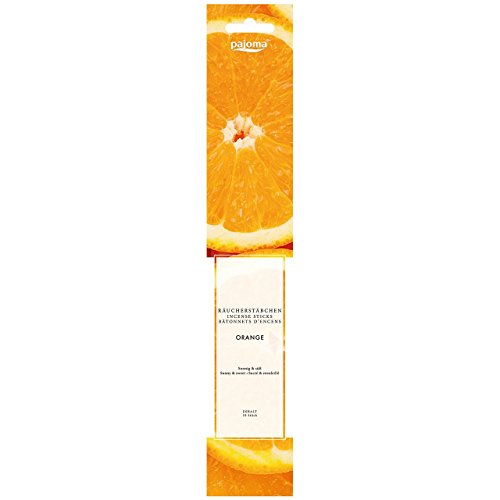 Pajoma Räucherstäbchen ''Orange'' aus Indien, 10er Pack, L 28 cm von pajoma