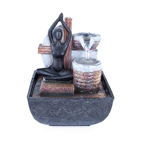 Pajoma Zimmerbrunnen ''Yoga'', H 18,5 cm von pajoma