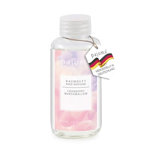 pajoma® Raumduft Nachfüllflasche 100 ml, Cranberry-Marshmallow | Nachfüller für Lufterfrischer | intensiver und hochwertiger Duft in Premium Qualität von pajoma